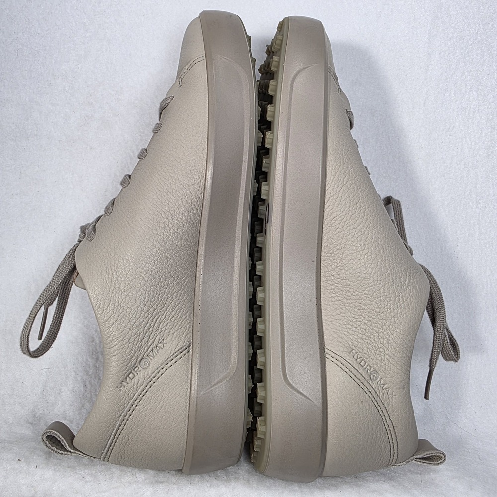 Ecco Women's Spikeless Soft Hydromax Golf Shoes Extra Wide 8 in Oyster Colorway - Picture 4 of 10